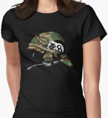 Game Over Man Aliens Born to Kill Women's Fitted T-Shirt