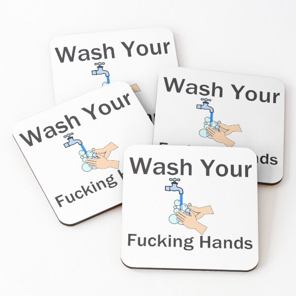 Item preview, Wash Your Fucking Hands designed and sold by stinkportal.
