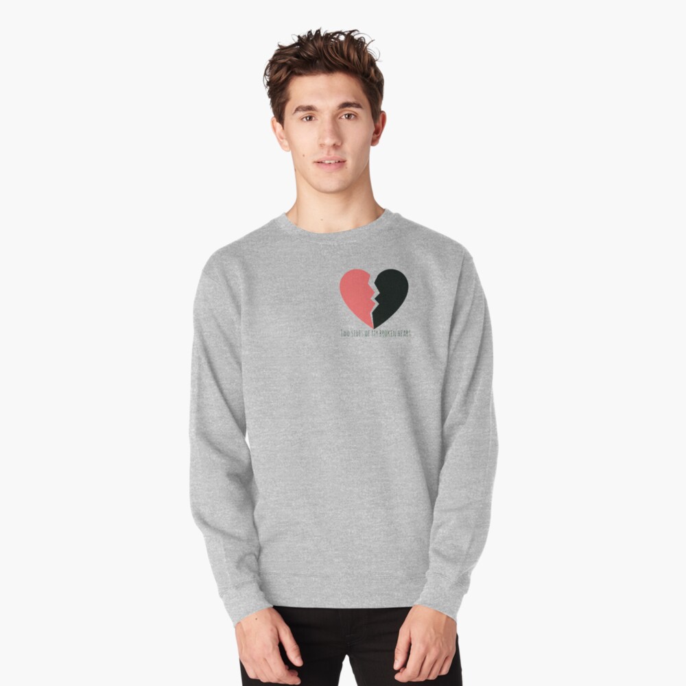 annie leblanc blue heart black hoodie