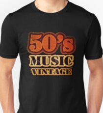 50's Music Vintage T-Shirt Unisex T-Shirt