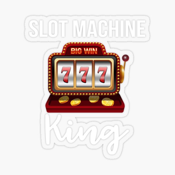 Slot King Transparent Sticker