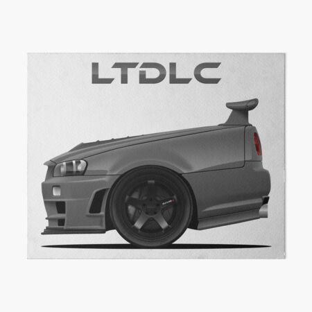 R34 Z Tune Midnight Art Board Print By Latetedanslecul Redbubble