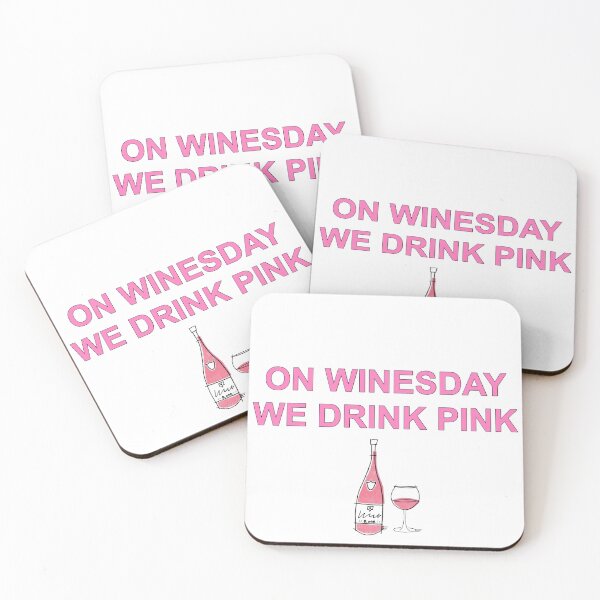 Item preview, on winesday we drink pink designed and sold by xoxobrooklynn.