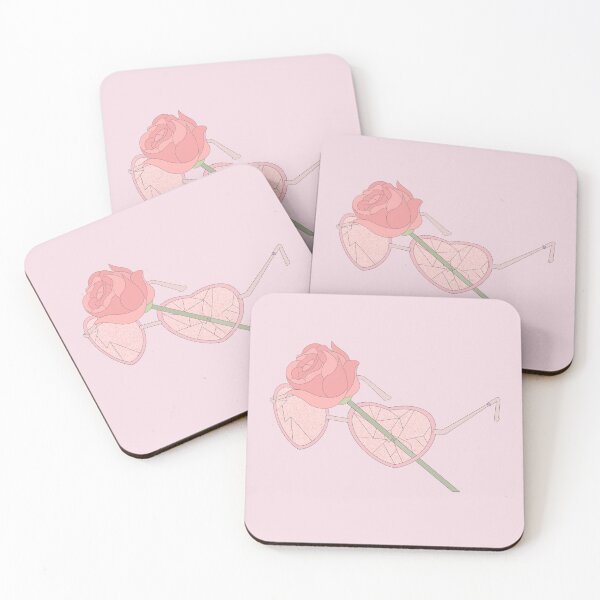Item preview, rose-tinted glasses designed and sold by moon-river-co.