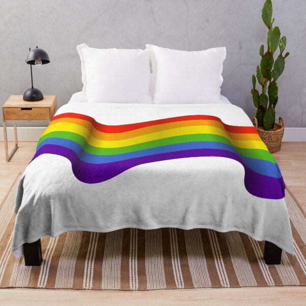 Item preview, RAINBOW waving banner designed and sold by Slanapotam.