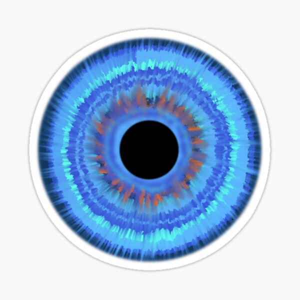 Tiefes blau Sticker