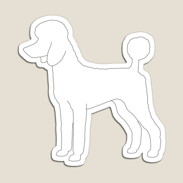 Item preview, Standard Poodle Line Art designed and sold by tayburson.