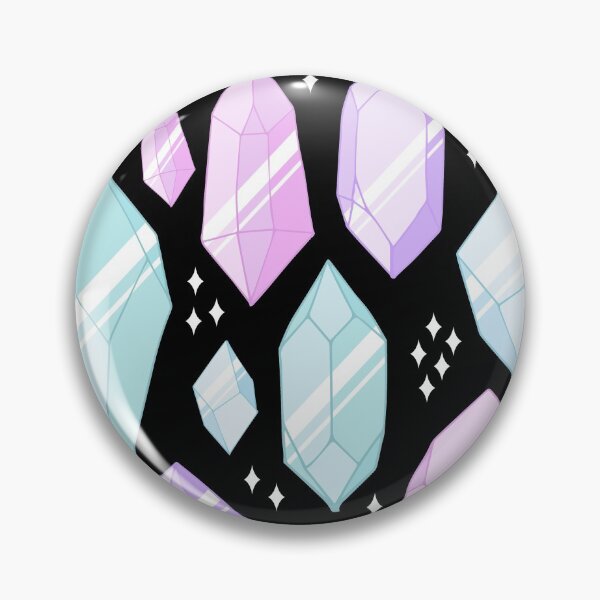 Item preview, Crystals Pastel Colours Hand-Drawn Design designed and sold by NickiCollings.