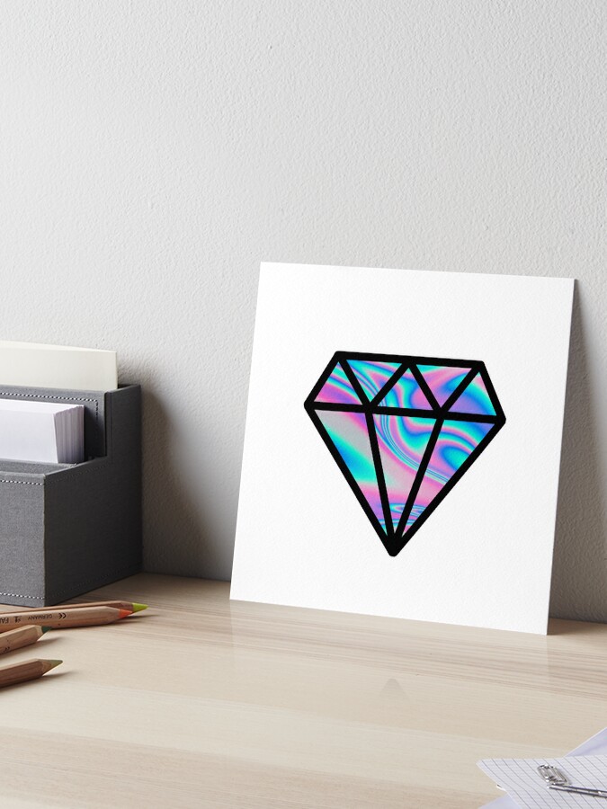 Holographic diamond Art Board Print for Sale by nikolaysparkov