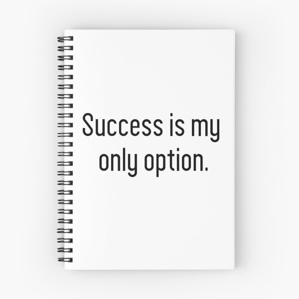 Item preview, success is my only option designed and sold by motivation4you.