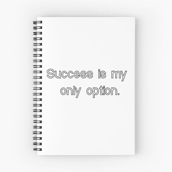 Item preview, success is my only option designed and sold by motivation4you.