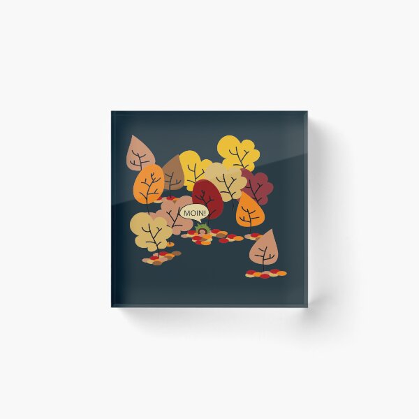 Item preview, Autumn forest with chestnut designed and sold by spontania.