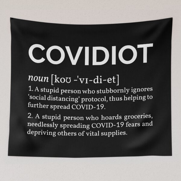 Item preview, Covidiot Definition I designed and sold by Lemon Pepper.