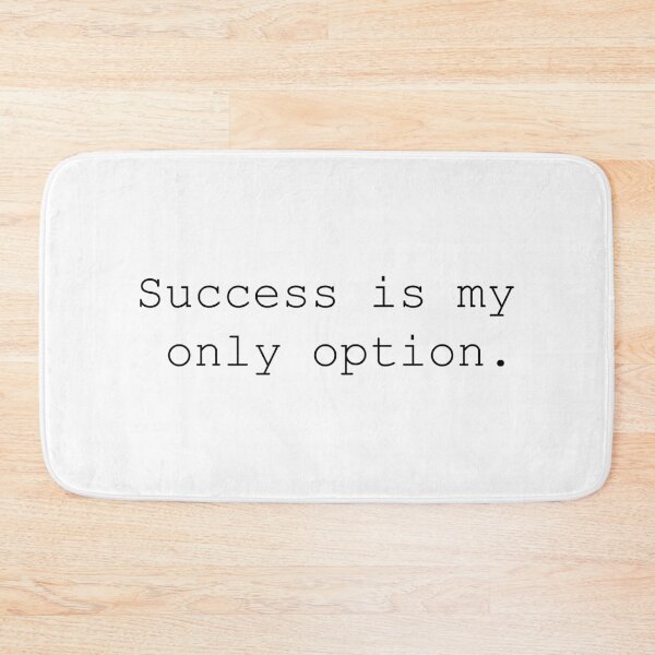 Item preview, success is my only option designed and sold by motivation4you.