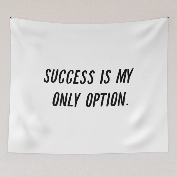 Item preview, success is my only option designed and sold by motivation4you.