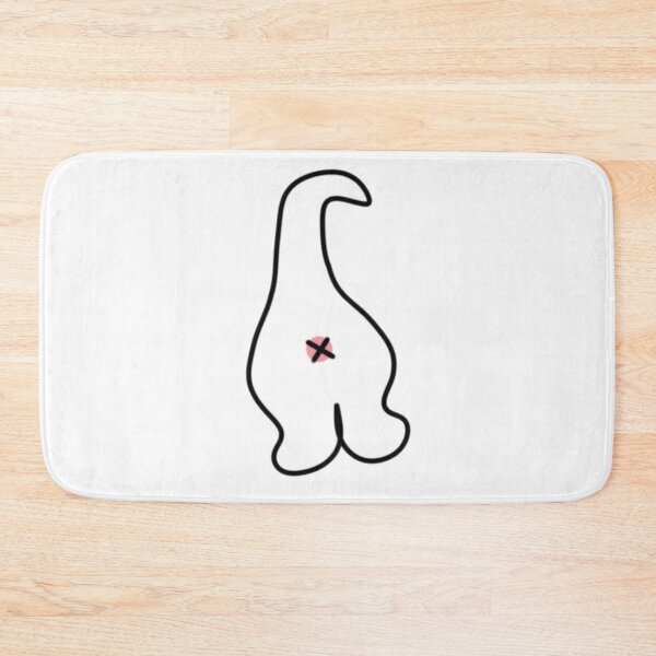 Item preview, Cat Butt - White designed and sold by Mekredez.