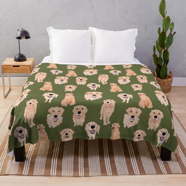 Item preview, Golden Retrievers Olive designed and sold by ArtofACoonhound.