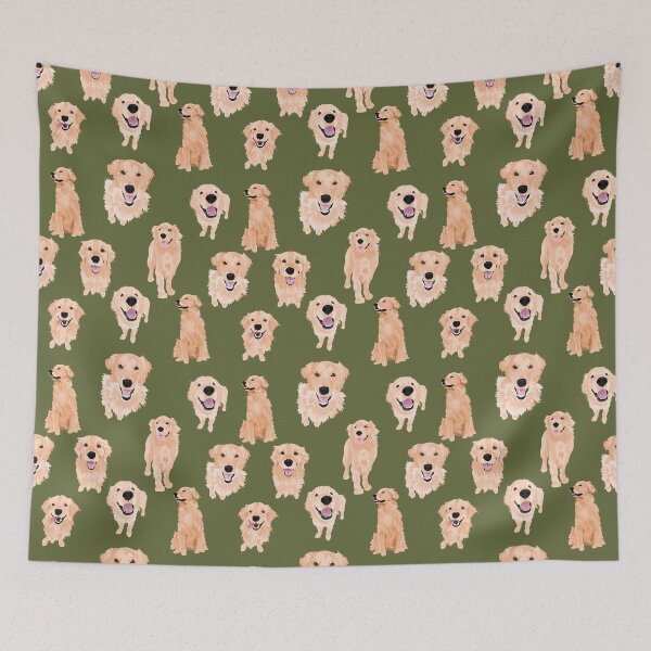 Item preview, Golden Retrievers Olive designed and sold by ArtofACoonhound.