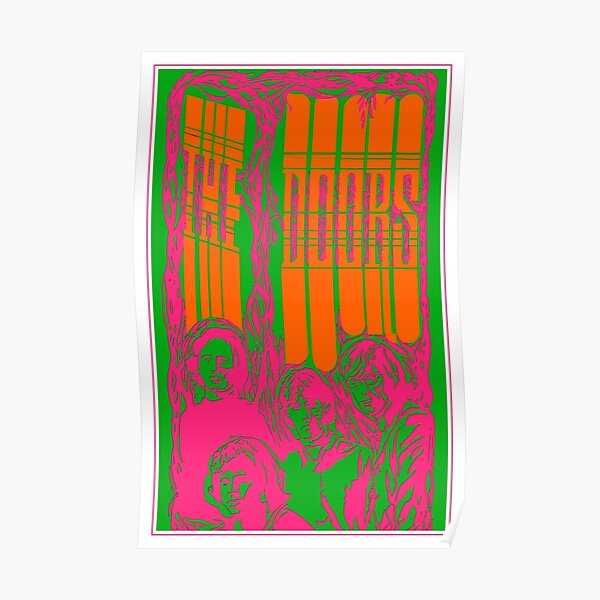 Vintage psychedelic poster (HD) Poster