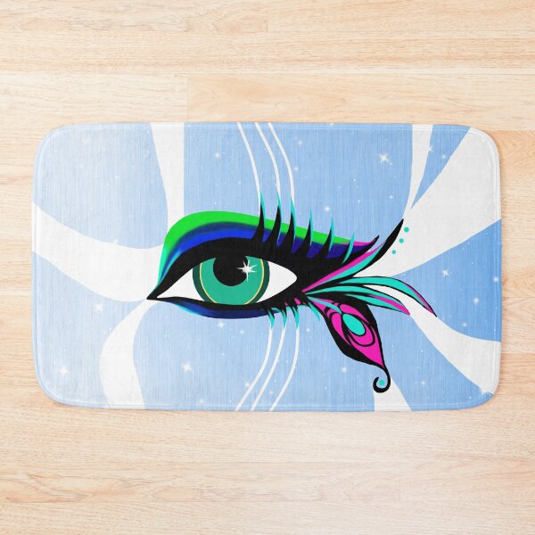Item preview, Rainbow Peacock Feather Eyelashes Eye designed and sold by oursunnycdays.