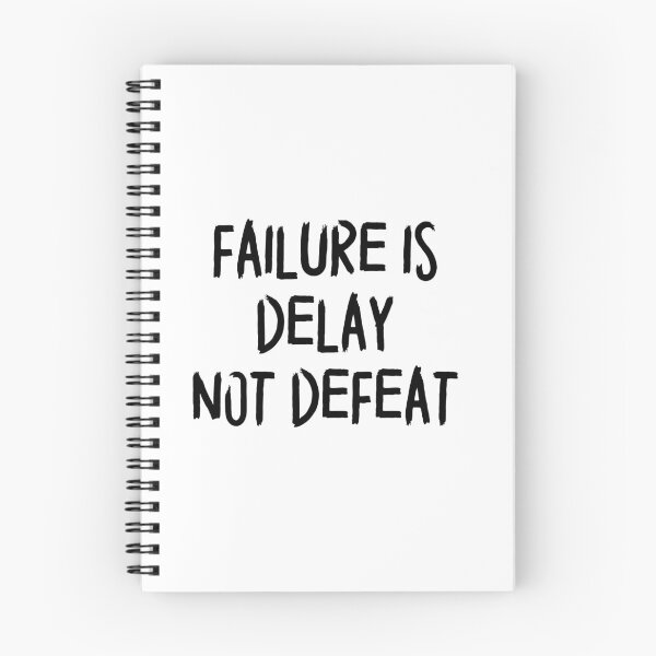 Item preview,  failure is delay not defeat designed and sold by motivation4you.