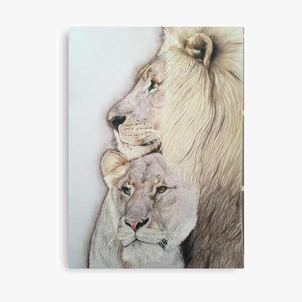 Item preview, Lion and Lioness designed and sold by Lauren-Phillips.