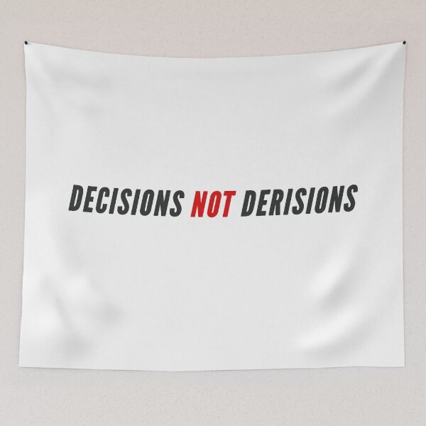 Item preview, Decisions NOT Derisions designed and sold by Val Goretsky.