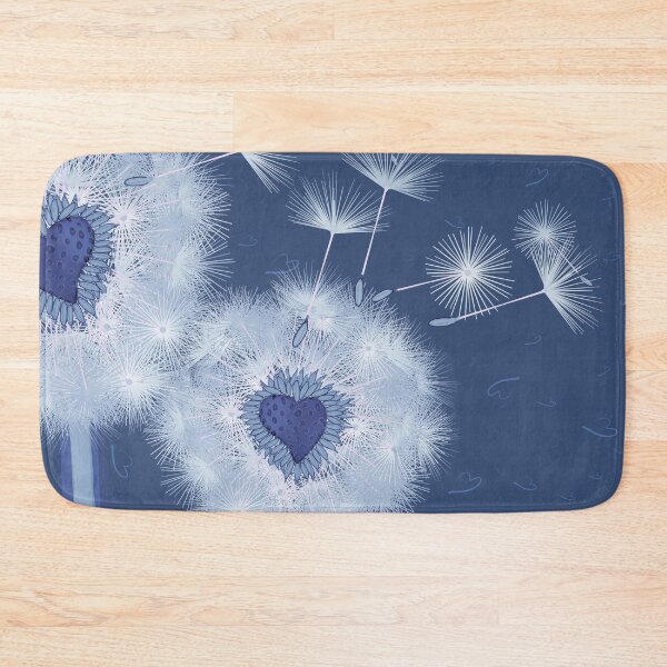 Item preview, Love Blue Dandelions Hearts Design designed and sold by oursunnycdays.
