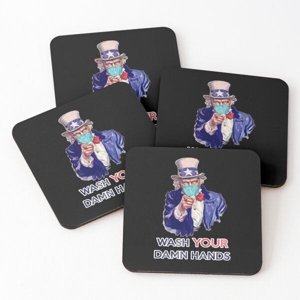 Item preview, Uncle Sam wash your damn hands designed and sold by Byfab.