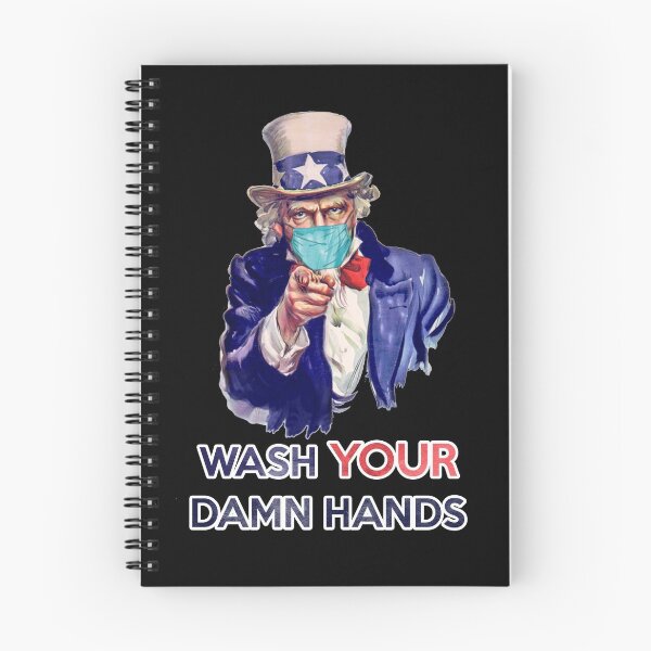 Item preview, Uncle Sam wash your damn hands designed and sold by Byfab.