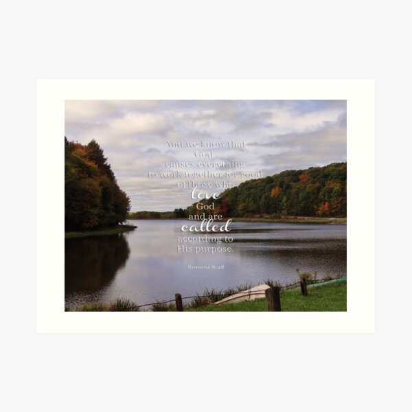 Romans 8:28 Art Print