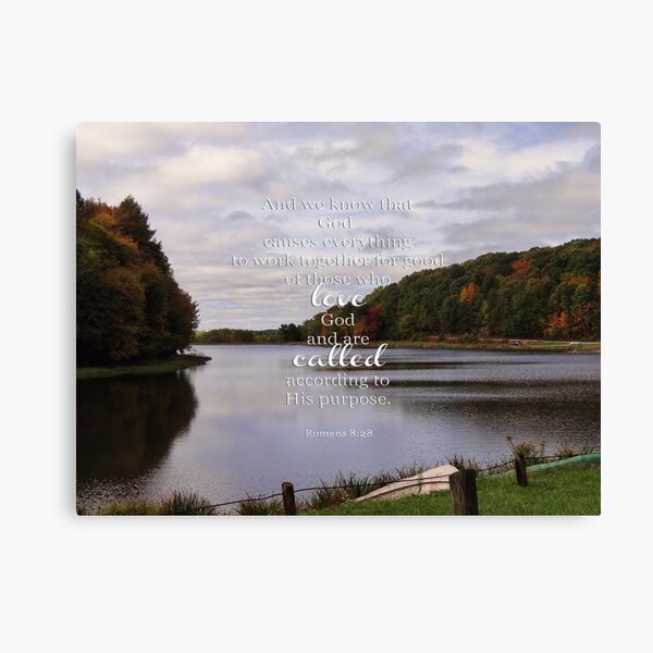 Romans 8:28 Canvas Print