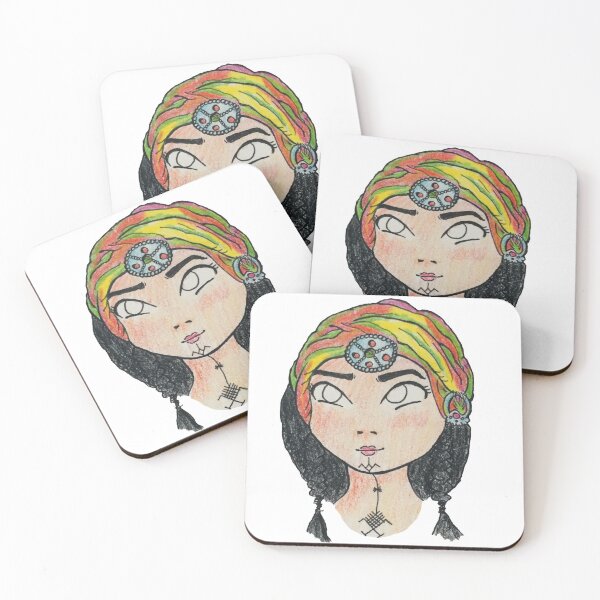 Item preview, Amazigh woman - (hand drawn) designed and sold by Mounalessnight.