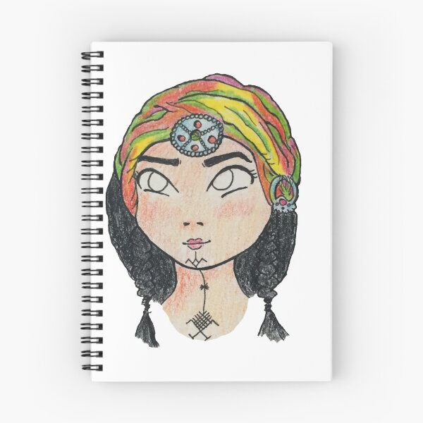 Item preview, Amazigh woman - (hand drawn) designed and sold by Mounalessnight.