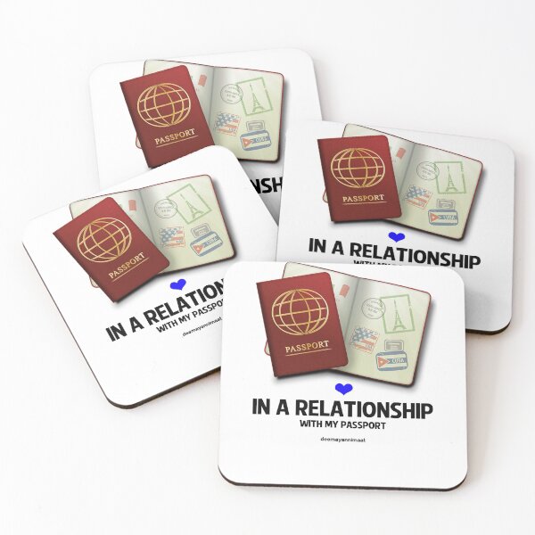Item preview, In a relationship with my passport designed and sold by deemayannimaat.