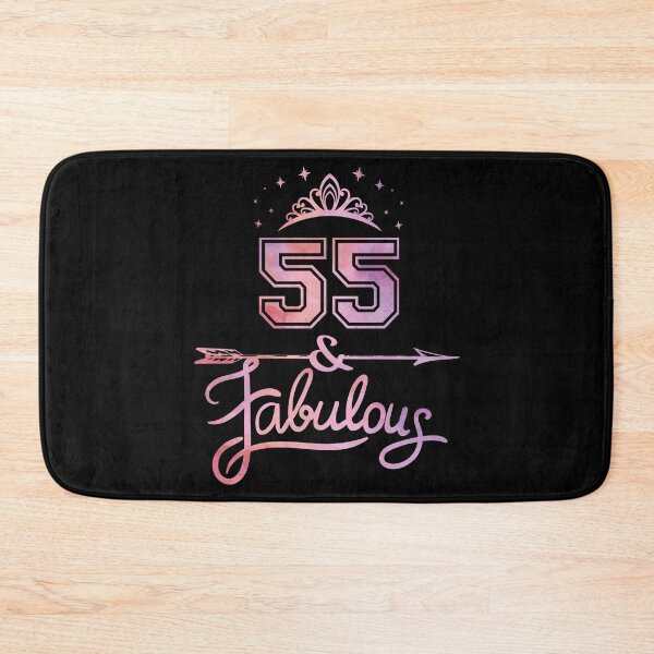 Item preview, Women 55 Years Old And Fabulous Happy 55th Birthday product designed and sold by Grabitees.