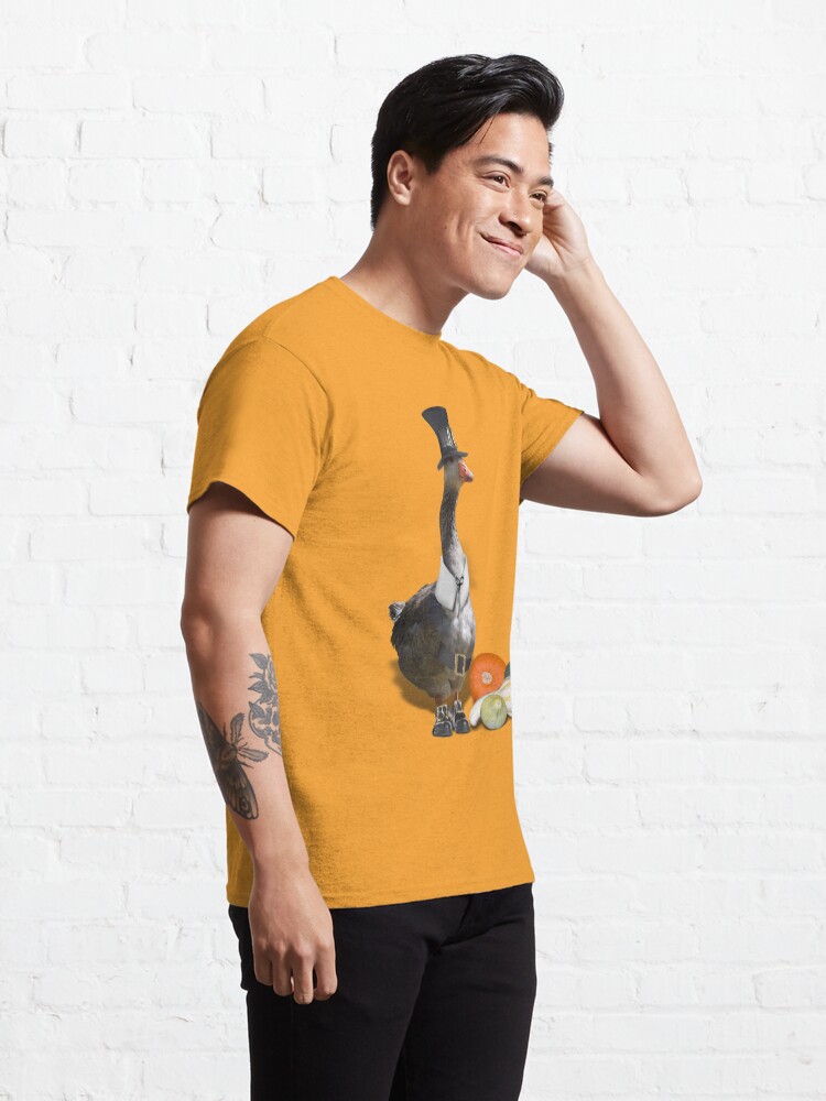 Alternate view of Thanksgiving Pilgrim - Goose Classic T-Shirt