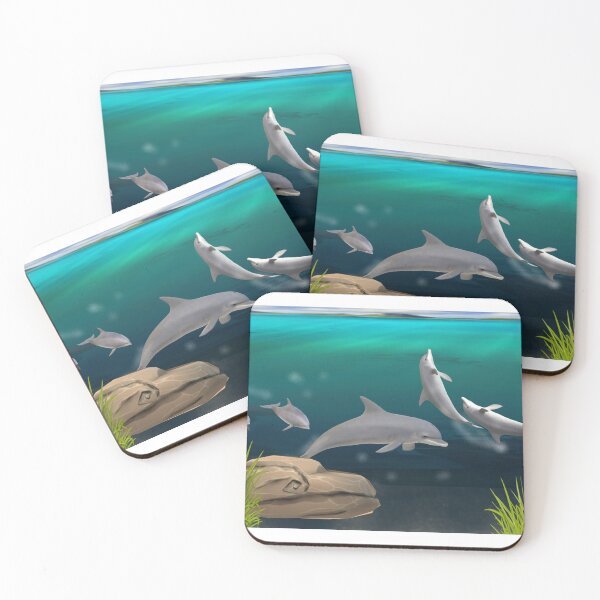 Item preview, Dolphins at Play designed and sold by bobbysox.