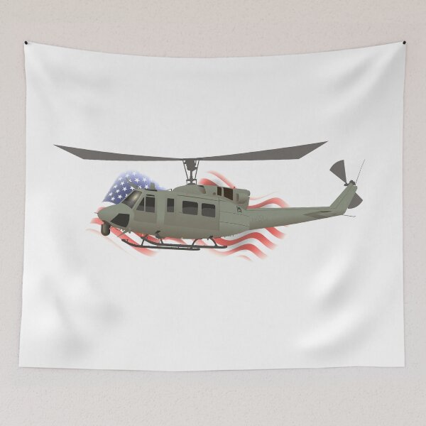 Item preview, Patriotic UH-1N Iroquois Helicopter designed and sold by NorseTech.
