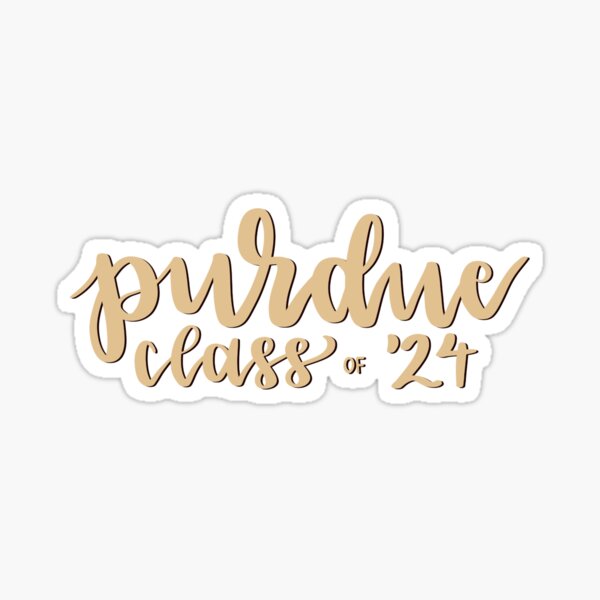 "Purdue class of 2024" Sticker for Sale by 17sashak Redbubble