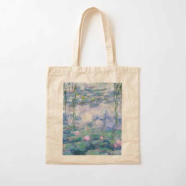 Water Lilies Claude Monet Fine Art Cotton Tote Bag