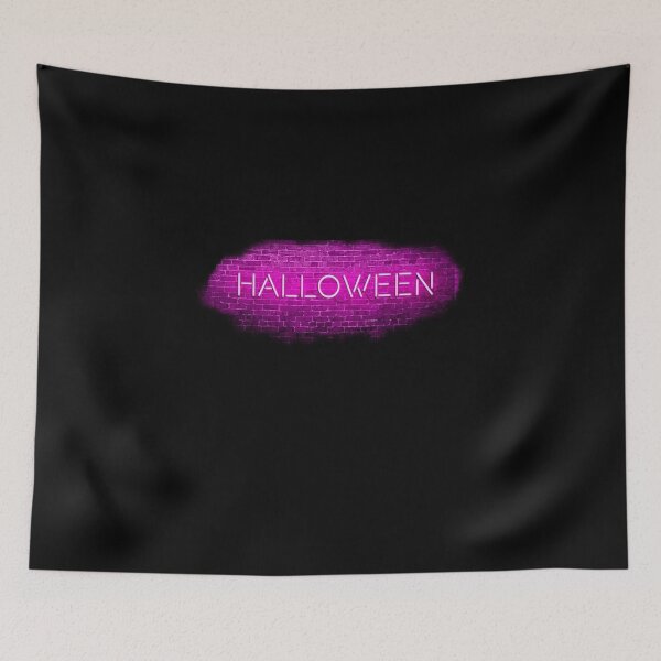 Item preview, Halloween font as pink neon light designed and sold by Nicole Bleck.