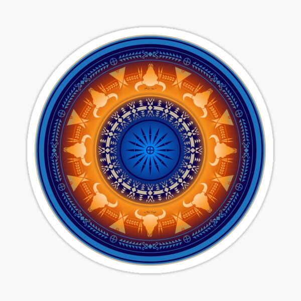 Item preview, Sundown (Blue) designed and sold by MelvinWarEagle.