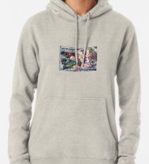 Painted scattered petals Pullover Hoodie