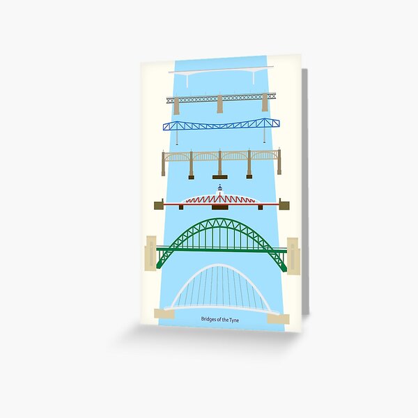 Bridges of the Tyne Greeting Card
