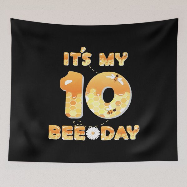 Item preview, It's My 10th Bee Day - 10 Years Old Birthday Party Girl design designed and sold by Grabitees.