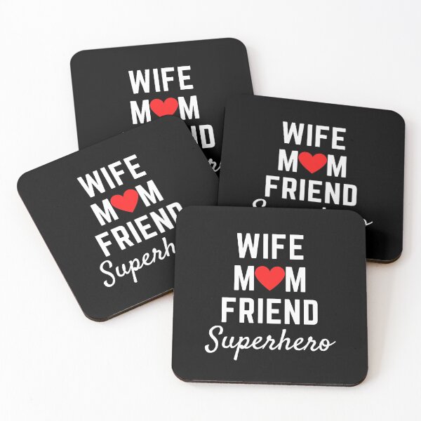 Item preview, Wife Mom Friend Superhero designed and sold by razvigod.
