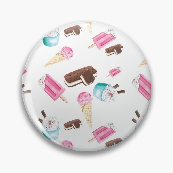 Item preview, Watercolor Ice cream and Popsicle for summer in pastel color tones designed and sold by raghda-s-m.