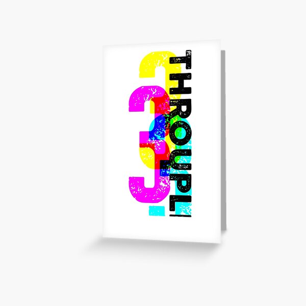 Throuple and Triad Pride Graphic Print Greeting Card