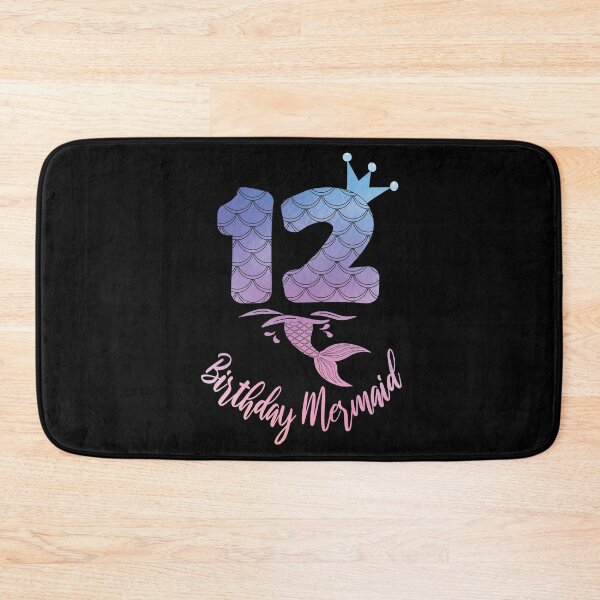 Item preview, 12th Birthday Mermaid - 12 Years Old B-day Girl graphic designed and sold by Grabitees.